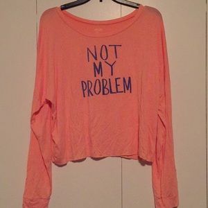Not My Problem crop top